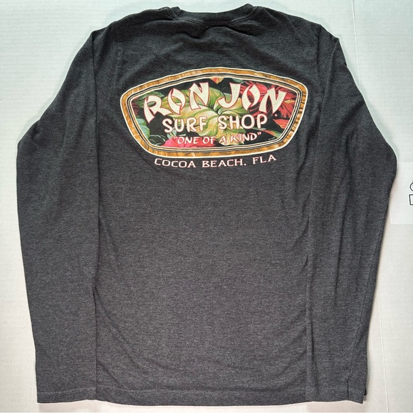 Ron Jon Surf Shop Unisex Long Sleeve T Shirt Cocoa Beach - Picture 1 of 6